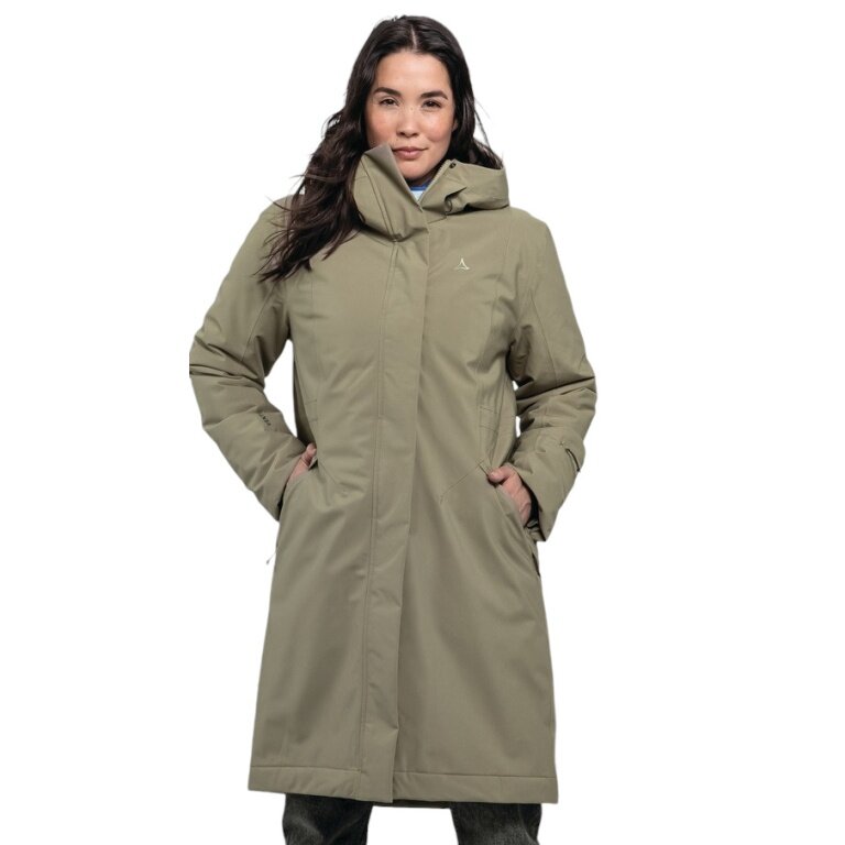 Schöffel Winter Parka Urban Insulated Coat Style Gregale WMS (waterproof, breathable) dark beige ladies