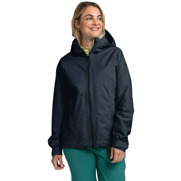 Schöffel Easy XT Rain Jacket (lightweight, waterproof, windproof) navy blue ladies