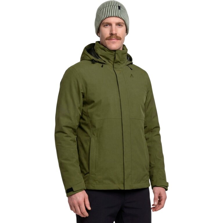 Schöffel Gmund Rain Jacket (waterproof, windproof and breathable) 2026 dark green men's