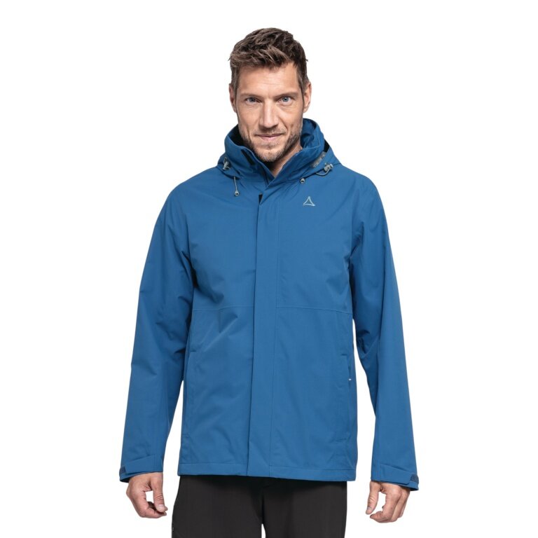 Schöffel Gmund Rain Jacket (waterproof, windproof and breathable) 2026 blue men's