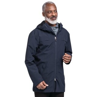 Schöffel Rain Jacket Urban Parka Style Bohorok MNS (waterproof, breathable) navy blue men's