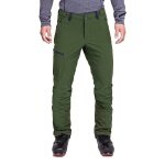 Schöffel Softshell Trousers Matrei Pant (high breathability, elastic waistband) dark green Men