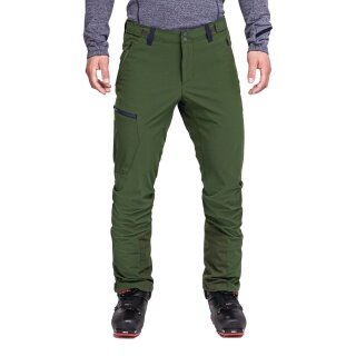 Schöffel Softshell Trousers Matrei Pant (high breathability, elastic waistband) dark green Men
