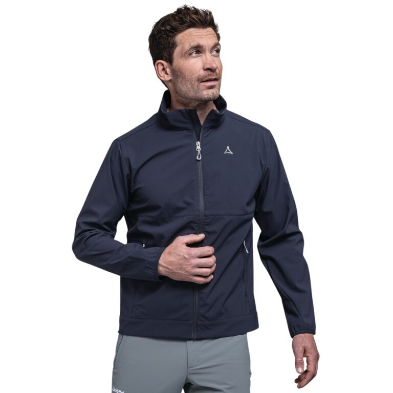 Schöffel Softshell Jacket Hiking Style Mirusha MNS (water-repellent, breathable) navy blue men's