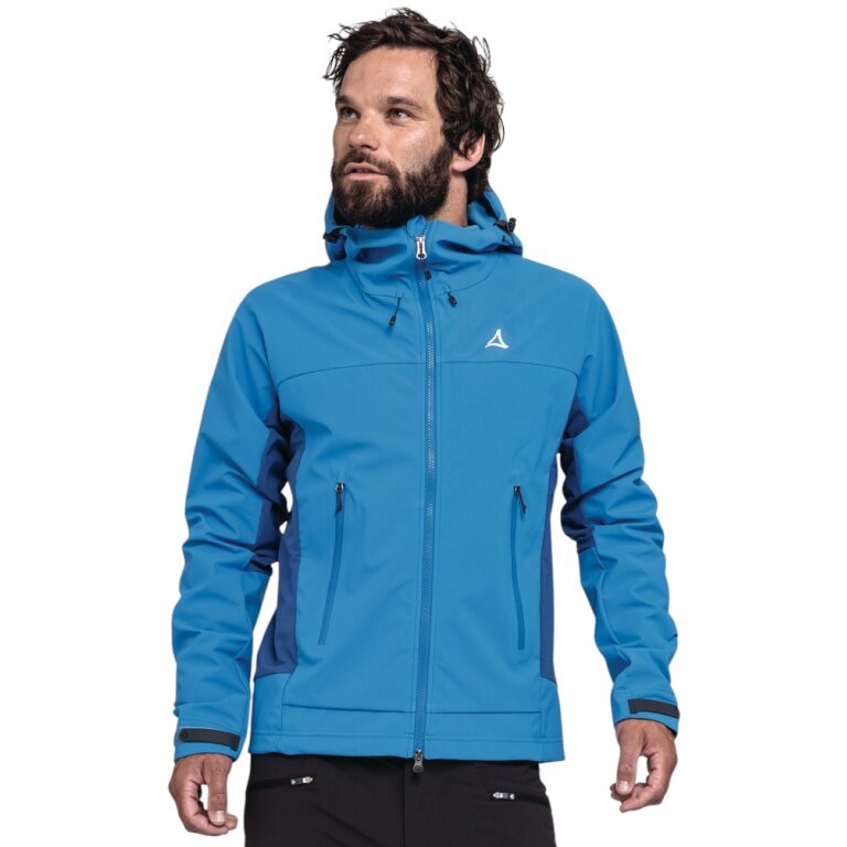 Schöffel Softshell Jacket Mountain Style Blaueis MNS (high breathability, water-repellent) blue men's
