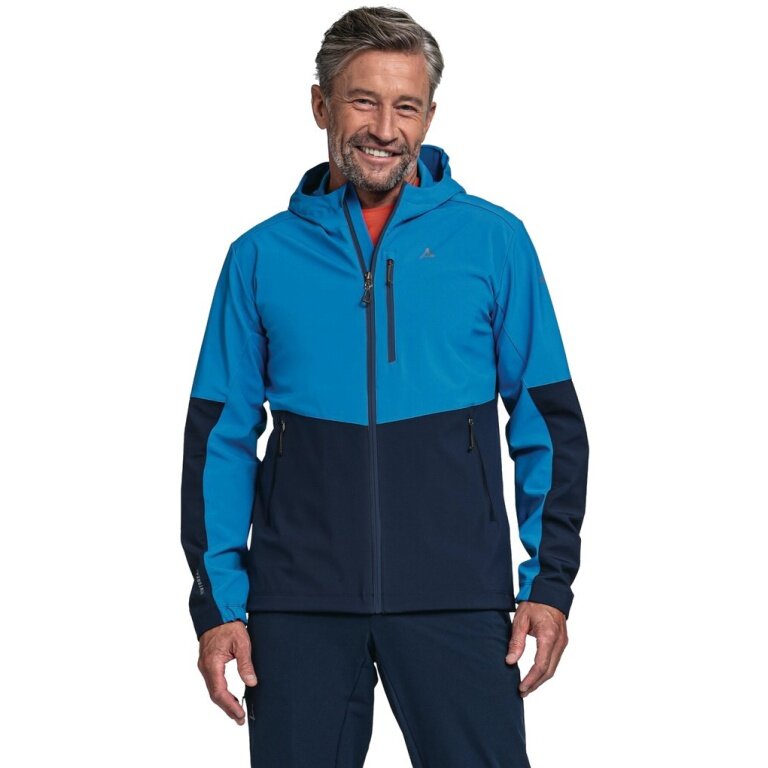 Schöffel Softshell Jacket Tonion (windproof, breathable) blue Men