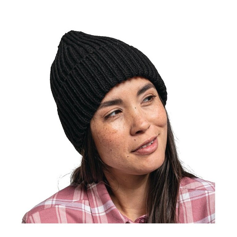 Schöffel Medford Knitted Hat (Ribbed Structure) black - 1 piece