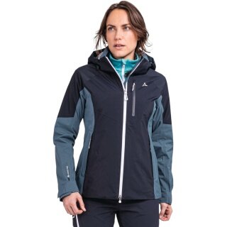Schöffel Trekking Hiking Jacket Gaschurn (2-layer, waterproof and breathable) navy blue Ladies