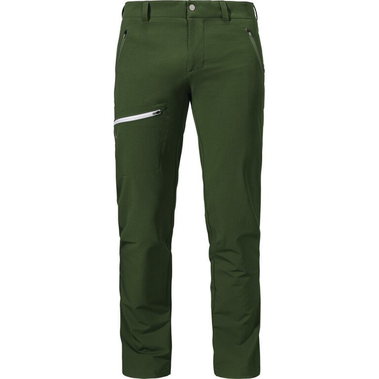 Schöffel Hiking-Trekking Trousers Pant Folkstone Warm (4-way stretch, water-repellent) long khaki green Men