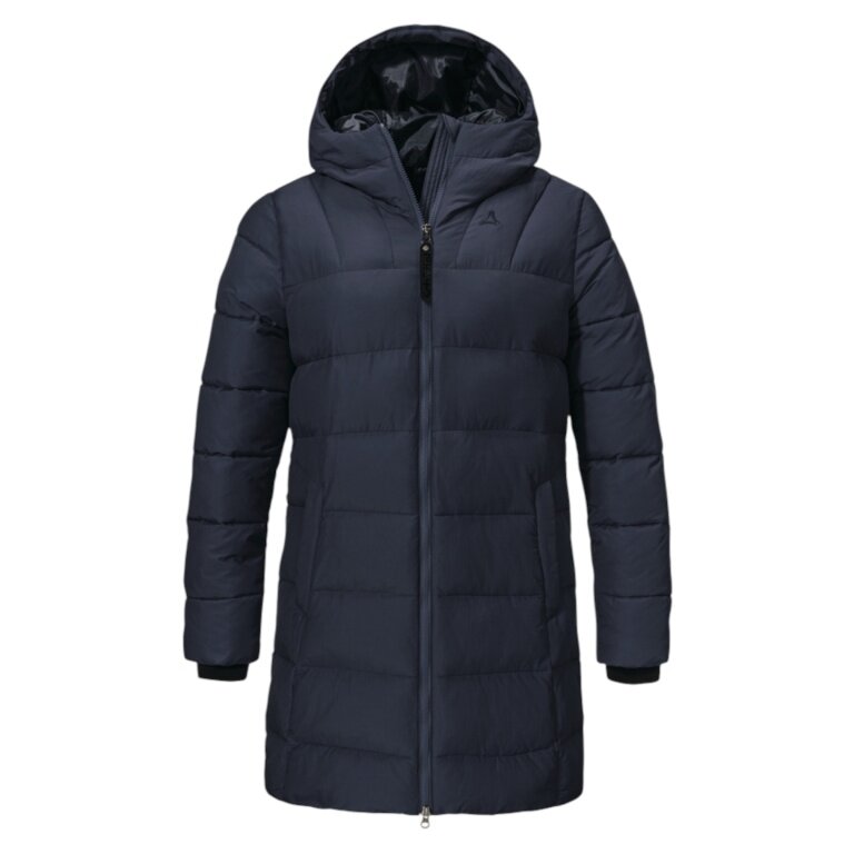 Schöffel Winter Parka Urban Insulated Style Boslix (warming thanks to down filling) navy blue ladies