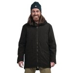 Schöffel Transitional Rain Jacket Urban Insulated Parka Style Malkay (waterproof, breathable) black men's