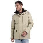 Schöffel Transition Rain Jacket Urban 3in1 Parka Style Borkol (waterproof, breathable) beige men's