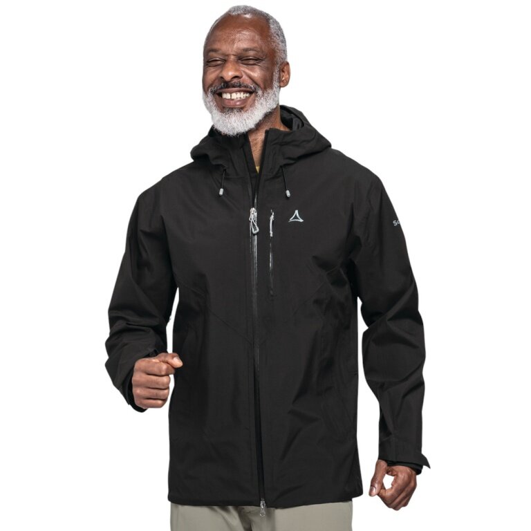 Schöffel Hiking Jacket Mauku MNS (waterproof, with hood) black men's