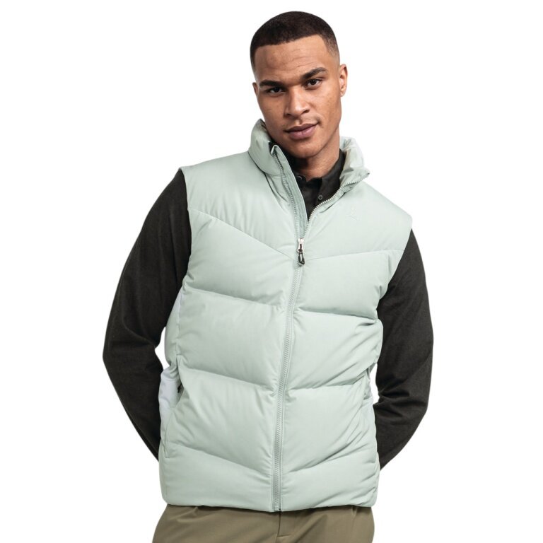 Schöffel Hiking Vest Urban Down Style Cers MNS (Windproof, 4-Way Stretch) fjord/light green Men's