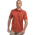 Schöffel Hiking Shirt Frolya (UV Protection, Chest Pocket) Short Sleeve Red Men's