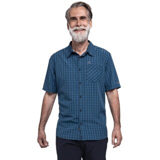 Schöffel Hiking Shirt CIRC Style Dalfoss MNS (UV Protection, Chest Pocket) Short Sleeve Blue Men's