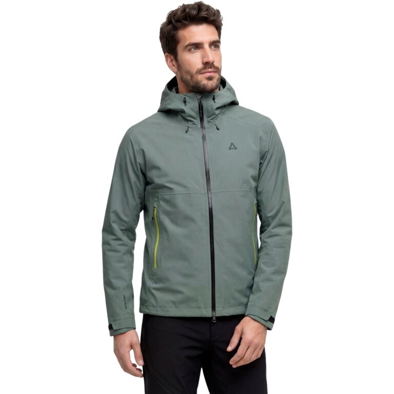 Schöffel Cascata Hiking Jacket (3-layer, waterproof, breathable) steel grey men's