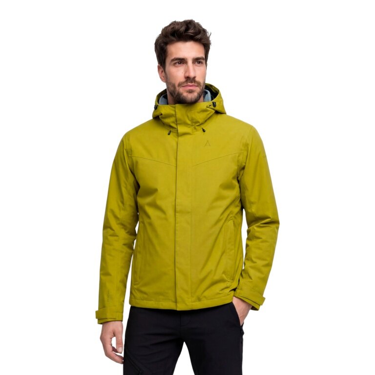 Schöffel Hiking Jacket 3in1 Okere (waterproof, 2-layer VENTURI) golden green men's