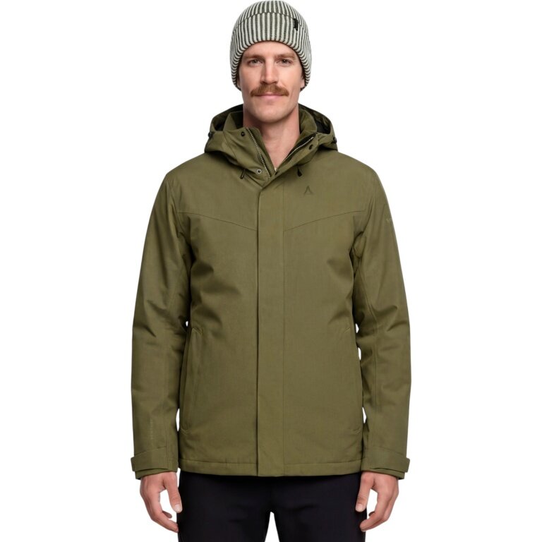 Schöffel Hiking Jacket 3in1 Okere (waterproof, 2-layer VENTURI) khaki green men's