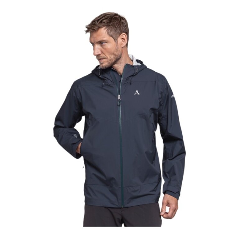 Schöffel Trekking Hiking Jacket Vistdal (2.5-layer, waterproof, windproof) 2026 navy blue men's