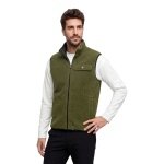 Schöffel Reversible Fleece Gilet Purga (Sherpa Fleece, warm) green men's
