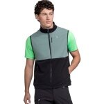 Schöffel Hiking Vest Fleece Vt Style Ash (2-Way Stretch, Quick-Drying) Black/Grey Men's