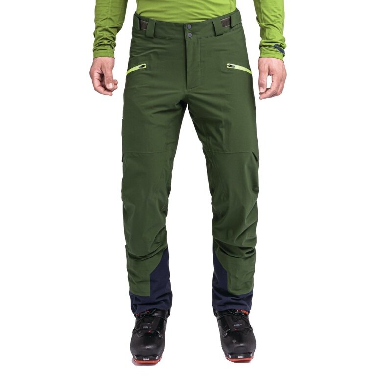Schöffel Winter Ski Pants Pizac Pant 3L (4-way stretch, waterproof) dark green Men