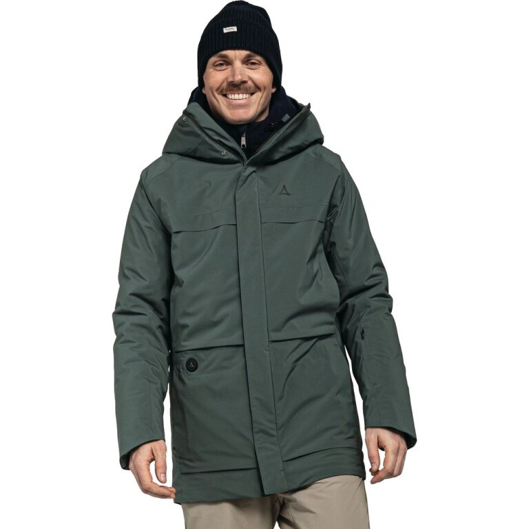 Schöffel Winter Jacket Heat Cambria (Intellitex Heat Technology) dark green men's