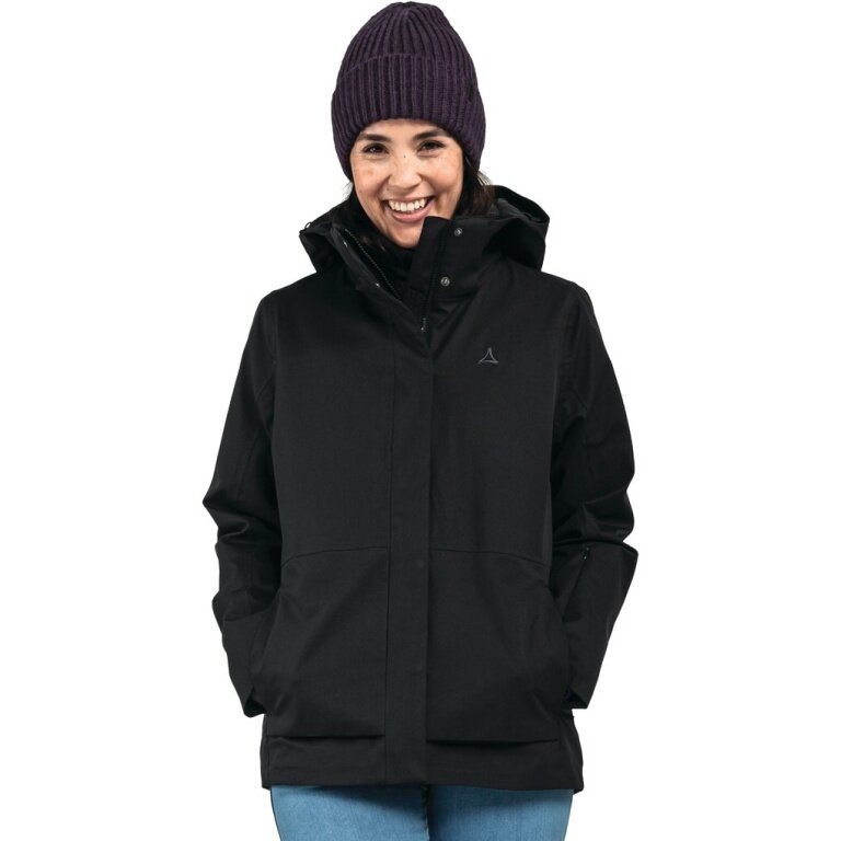 Schöffel Winter Jacket ZipIn Toledo (waterproof, windproof, breathable) black Women