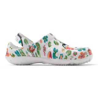 Schu'zz Sandal Globule Clog Toucan white/multi-coloured Ladies