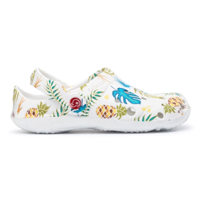 Schu'zz Sandal Globule Clog Tropical white/multicoloured Ladies