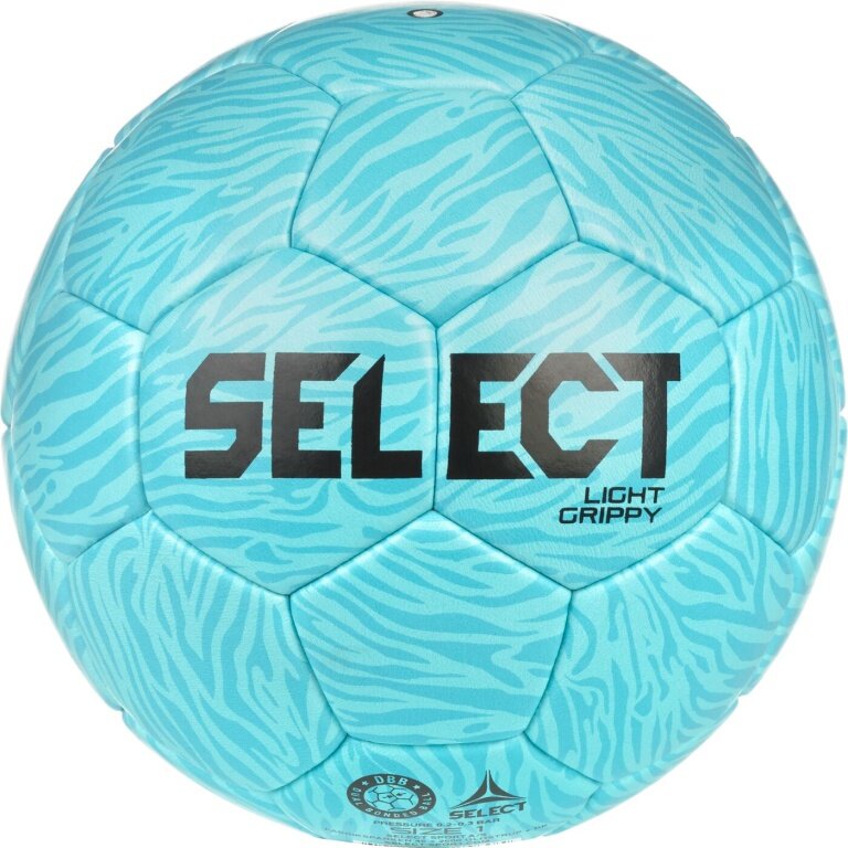 Select Handball Light Grippy DB v26 (Machine-stitched, EHF-APPROVED) blue - Youth/Children's training ball - Size 1