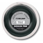 Signum Pro Tennis String Outbreak (Durability+Power) anthracite 100m roll