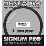 Signum Pro Tennis String Outbreak (Durability+Power) anthracite grey 12m Set