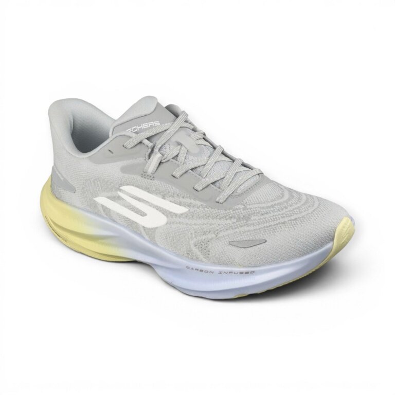 Skechers running shoes Aero Spark grey/yellow/white ladies