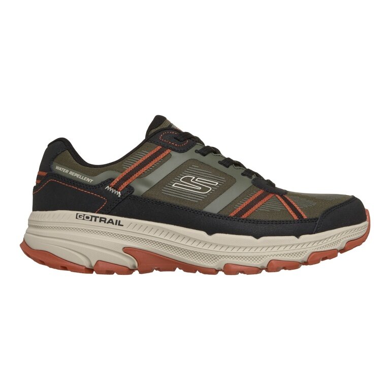 Skechers Trail Running Shoes GO RUN Trail Altitude 2.0 dark green/orange men's