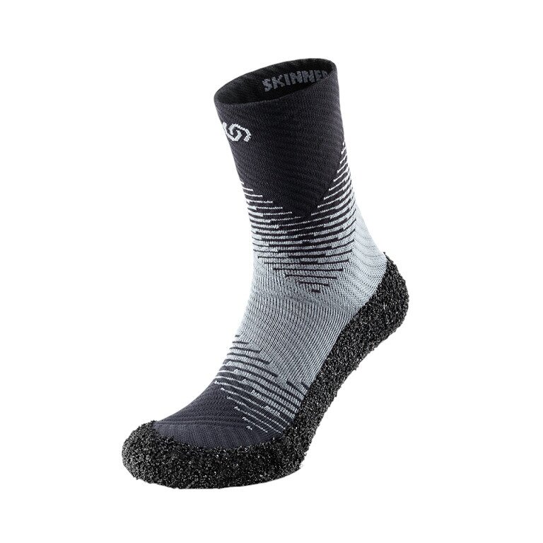 Skinner's Barefoot Shoes 2.0 Compression (high cuff, narrow at the forefoot) stone grey ladies