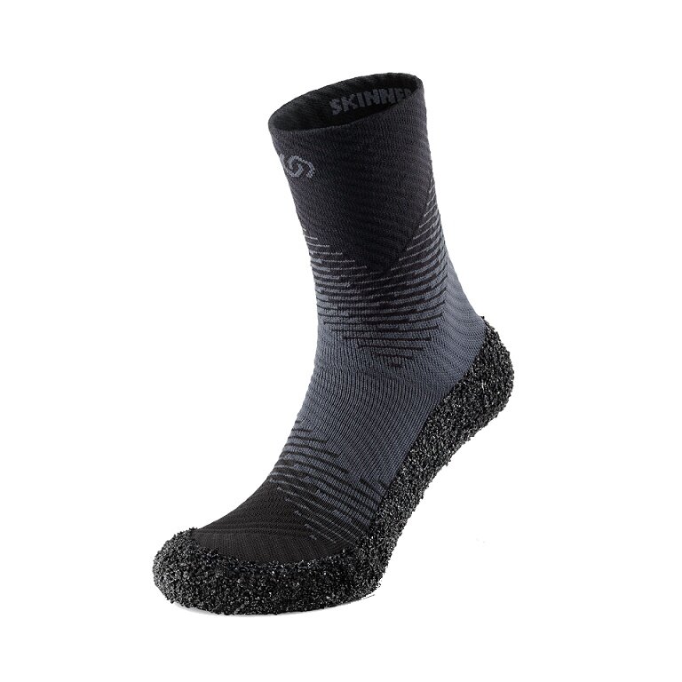 Skinners Barefoot Shoes 2.0 Compression (high cuff, narrow in the forefoot) anthracite grey Men
