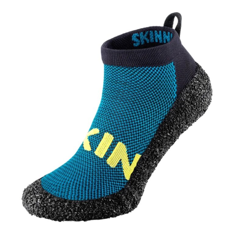 Skinners Barfusschuhsocke Essentials 2.0 Mid-Cut Petrol (Protection, comfort on any surface) blue men's