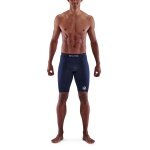 Skins Functional Pants 1-Series Half Tight Short (tight-fitting) navy blue Men