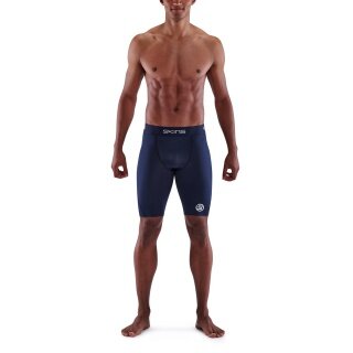 Skins Functional Pants 1-Series Half Tight Short (tight-fitting) navy blue Men