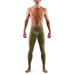 Skins Functional Pants 3-Series Tight Long (tight-fitting) khaki green Men