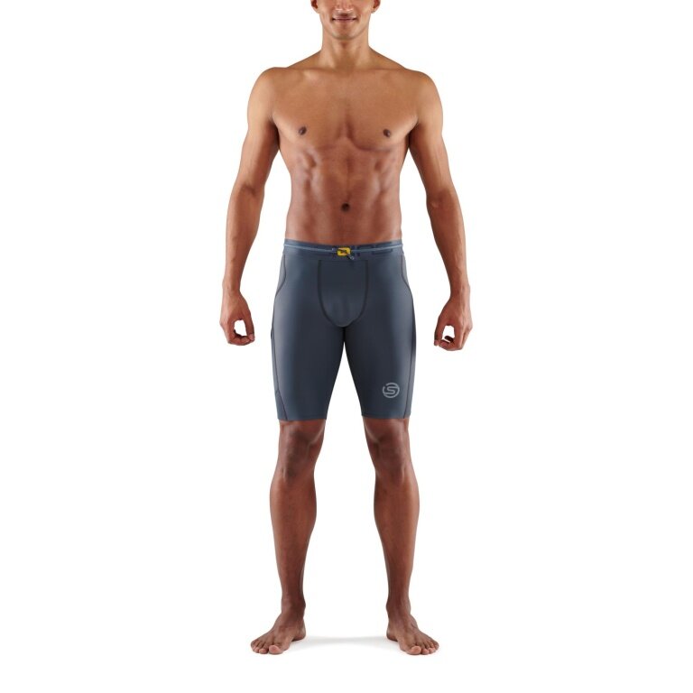 Skins Functional Pants 3-Series Half Tight Short (tight-fitting) charcoal grey Men