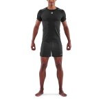 Skins Training T-shirt 3-Series (100% Polyester, Mesh Inserts) black Men