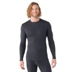 Smartwool Functional Underwear Long Sleeve Shirt Classic Thermal (warming Merino wool, Round Neck) dark grey Men's