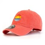 Smith&Miller Basecap Sunset Unstructured Cap coral red - 1 piece