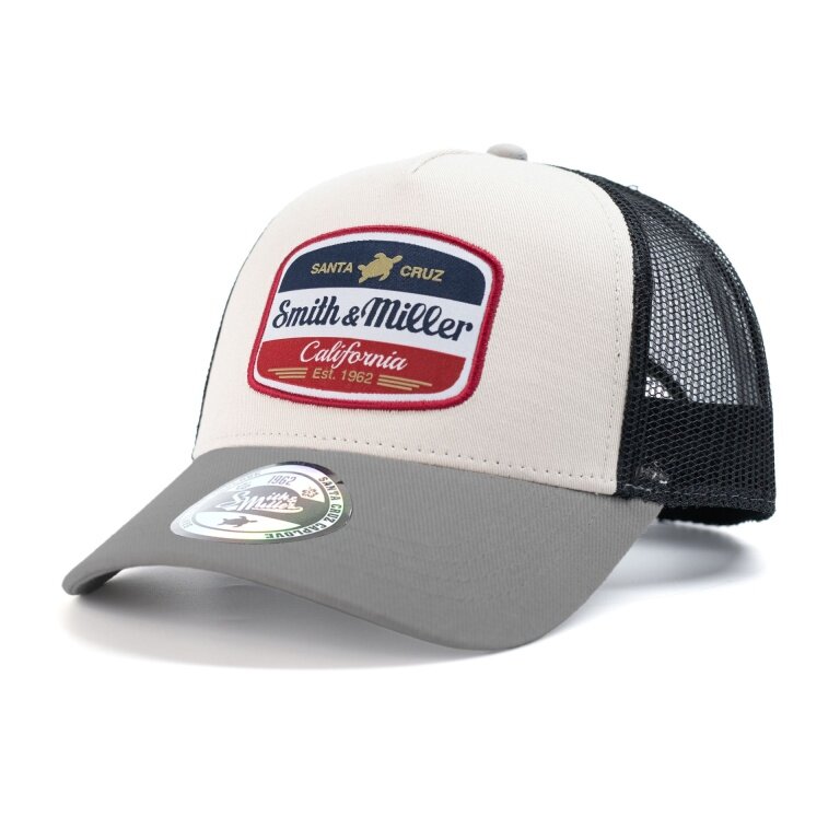 Smith&Miller Basecap Vicent Trucker Cap grey/stone - 1 piece