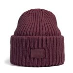 Smith&Miller knitted beanie in vermilion - material mix wine red - 1 piece