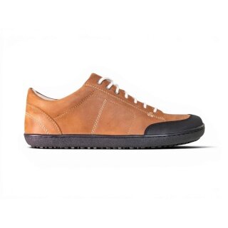 Sole Runner barefoot shoes sneakers Ares Cognac (nubuck leather) brown
