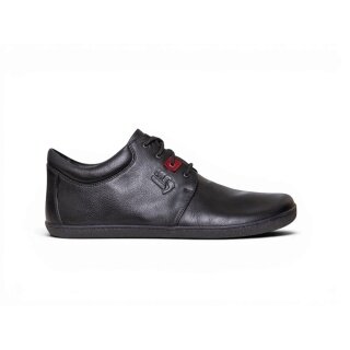 Sole Runner barefoot shoes sneakers Narvi leather (wide toe box) black